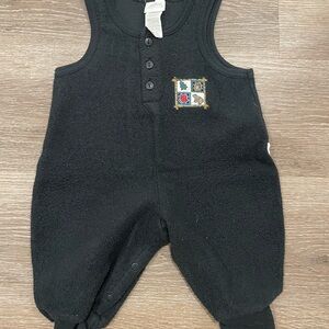 Vintage Carter's Black Fleece Onesie